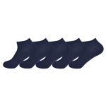 5 paar sneaker socken blau