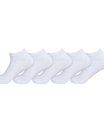 5 paar sneaker socken weiß